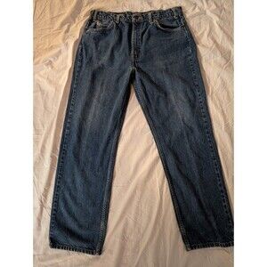 Vintage Levi's 505 Regular Fit Jeans 38X30 (35x30) Orange Tab Mid 90's